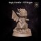 D20 Dragon from Lubart's Magical Familiars set. Total height apx. 34mm. Unpainted resin miniature product 2